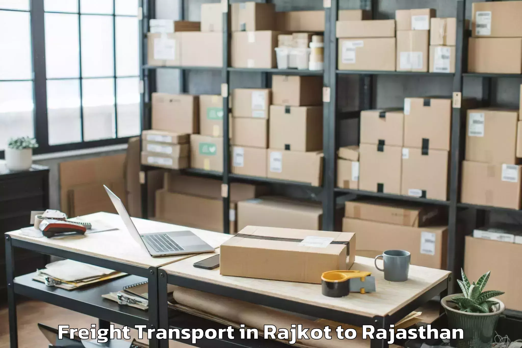 Quality Rajkot to Jaisalmer Airport Jsa Freight Transport